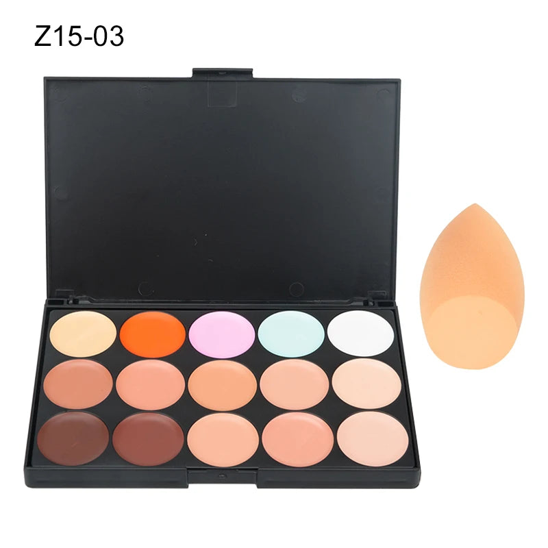 15 Colors Face Concealer Camouflage Cream
