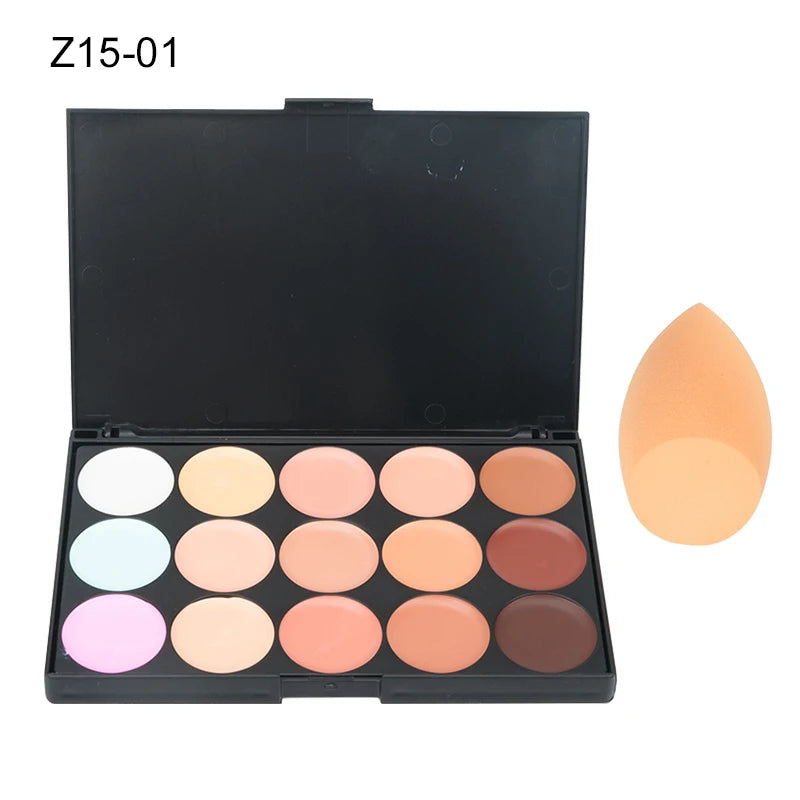 15 Colors Face Concealer Camouflage Cream