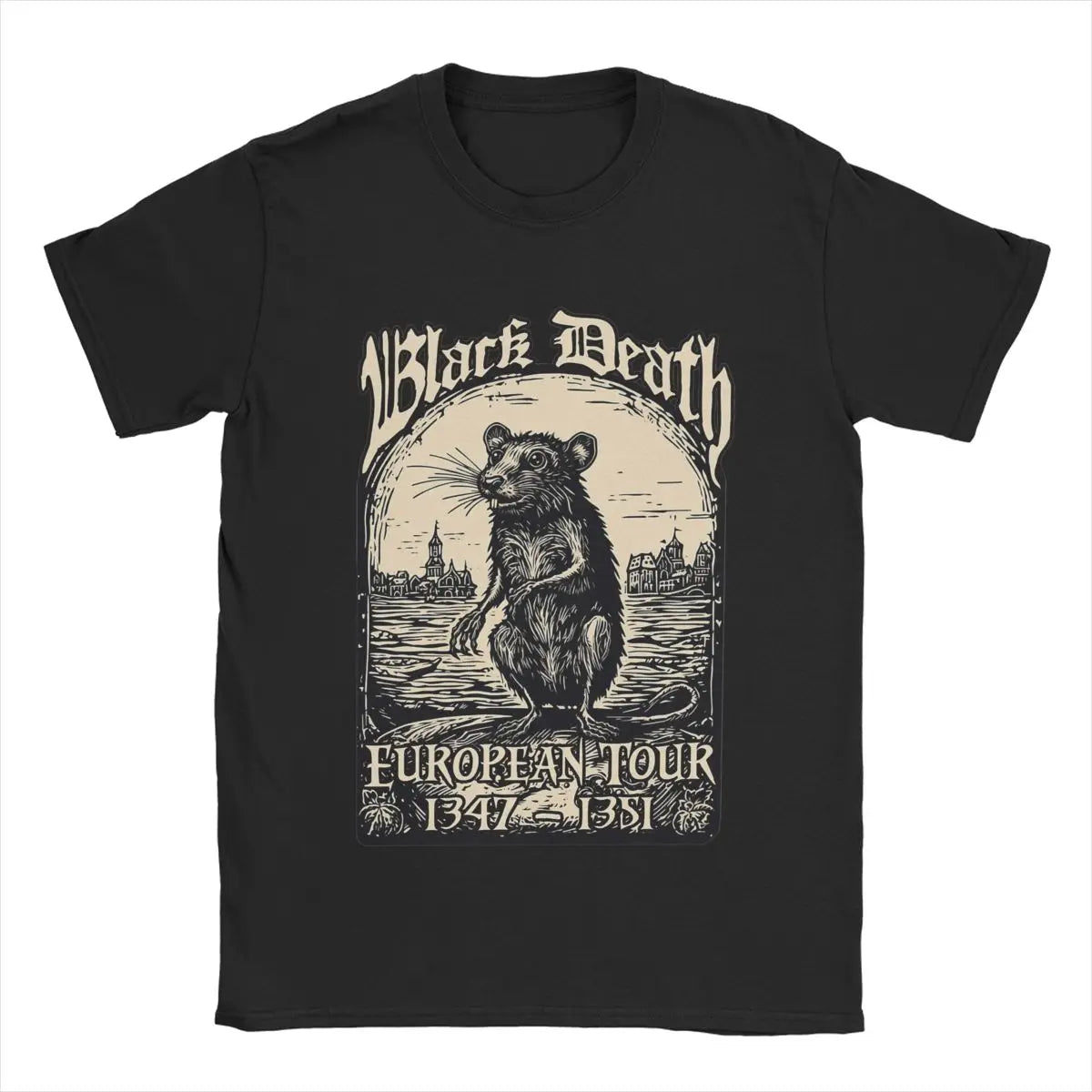 Men's Black Death European Tour T-Shirts