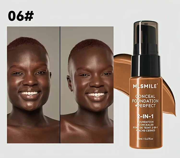 2-In-1 Oil Control Liquid Foundation and Conceal