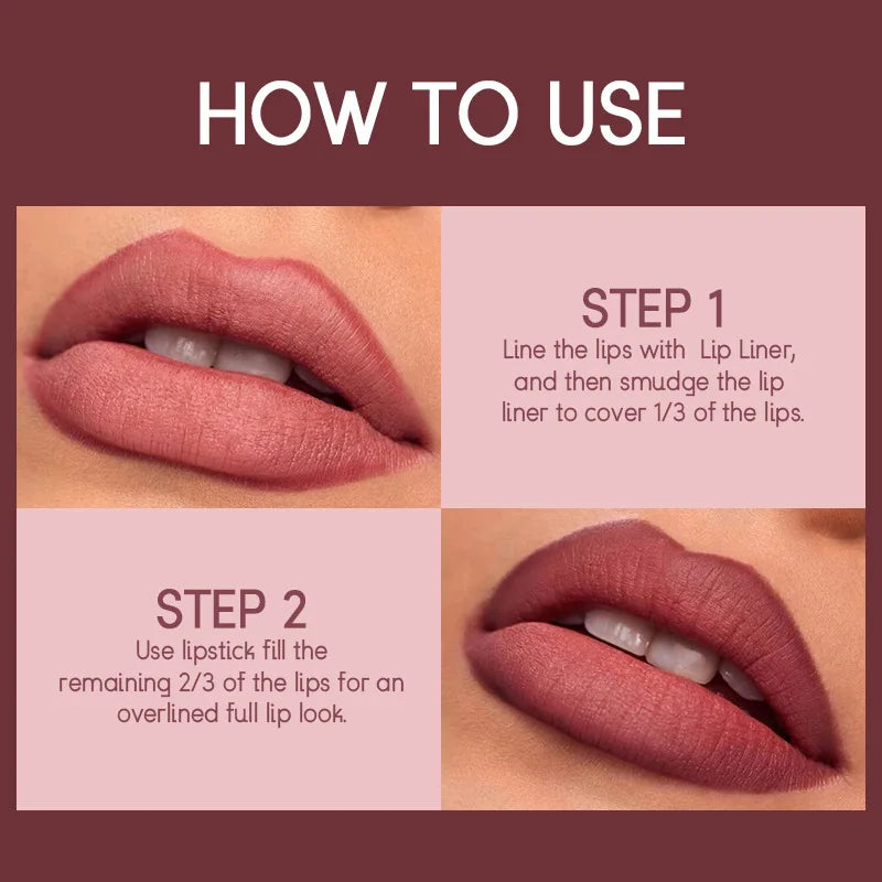 USHAS 12 Color Lip Line