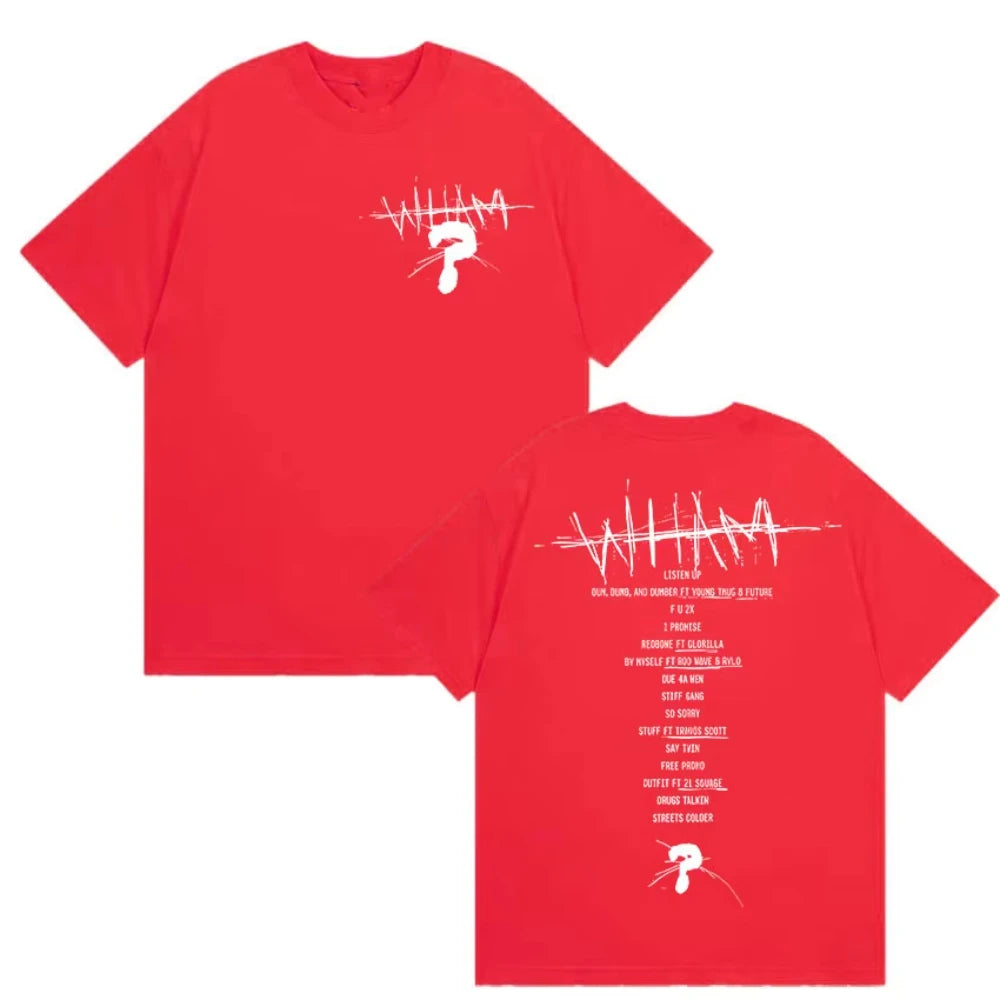 Lil Baby Wham World Tour 2025 Print T-Shirt