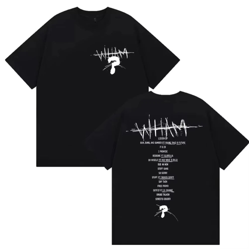 Lil Baby Wham World Tour 2025 Print T-Shirt