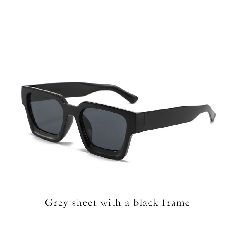 Unisex Classic Fashion Square Frame Women Glasses