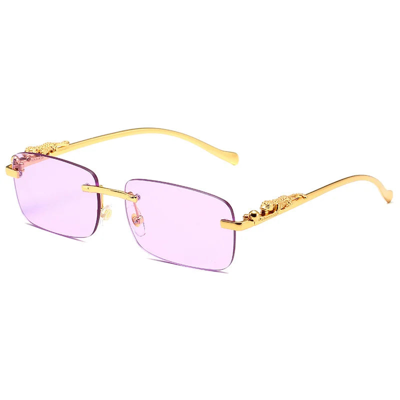 Women's Square Rimless Sunglasses