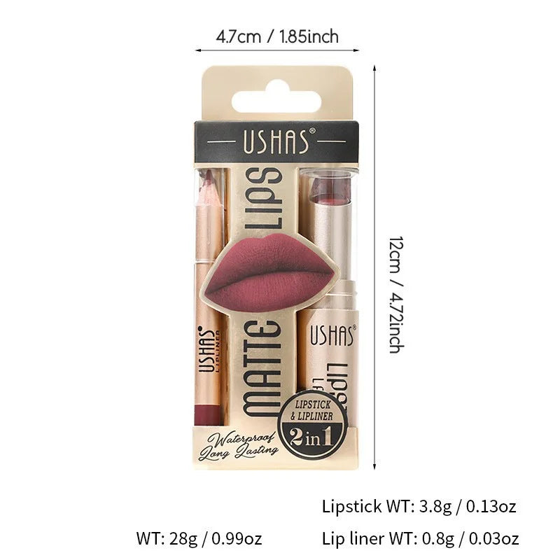 USHAS 12 Color Lip Line