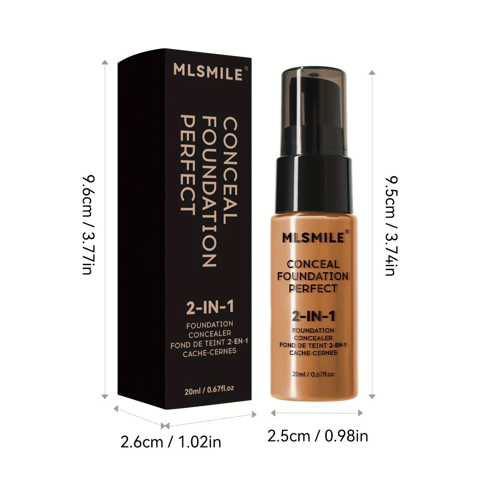 2-In-1 Oil Control Liquid Foundation and Conceal