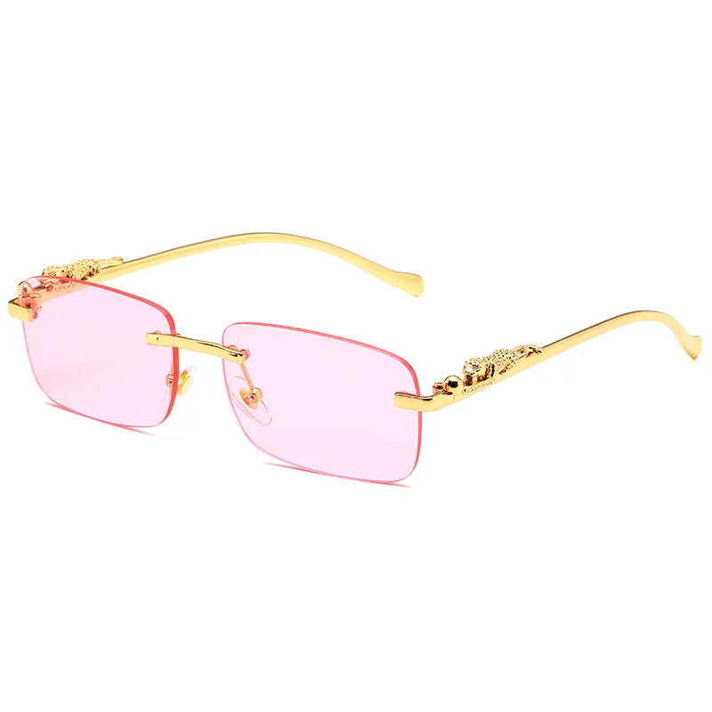Women's Square Rimless Sunglasses