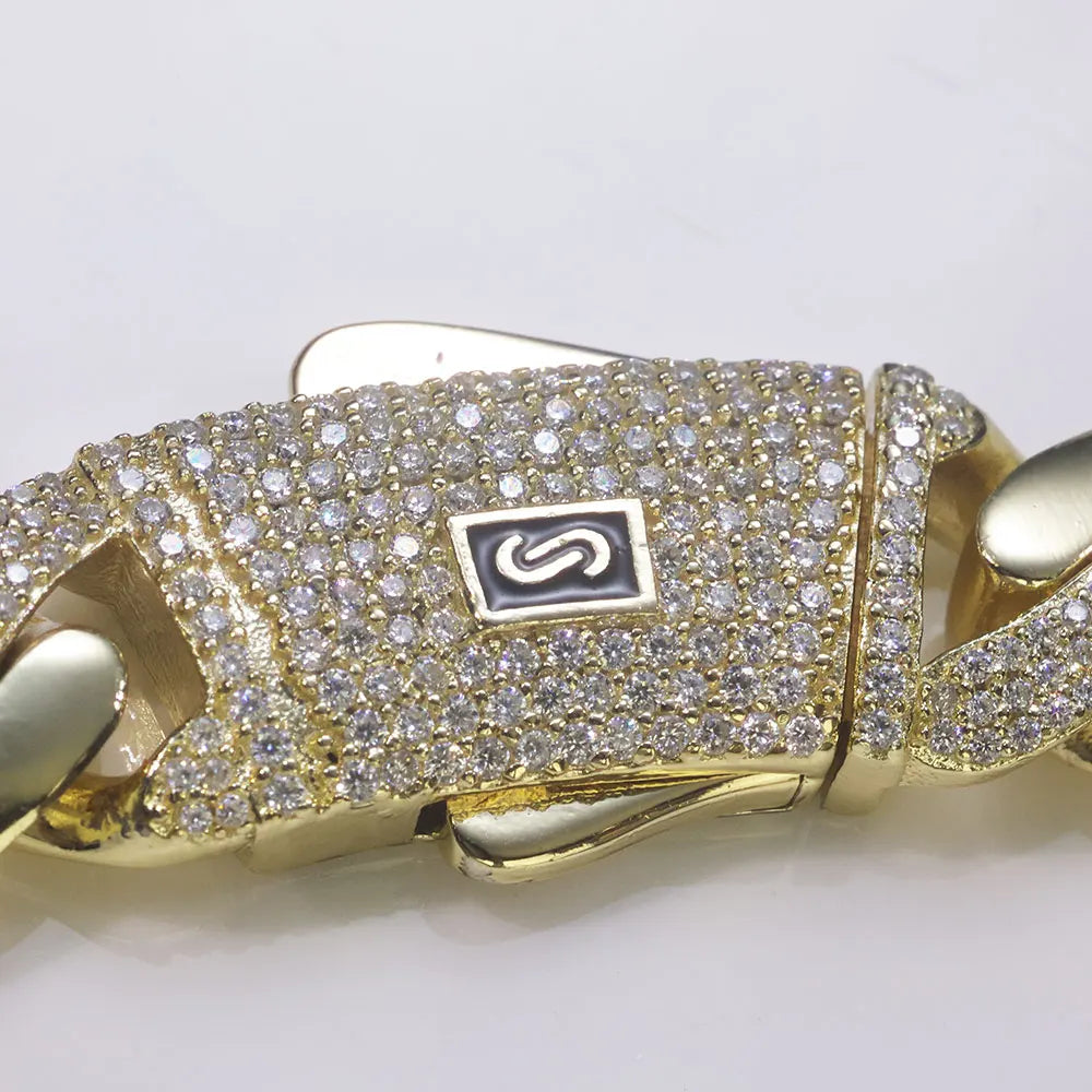 ESKEEM S925 Silver Monaco Chain