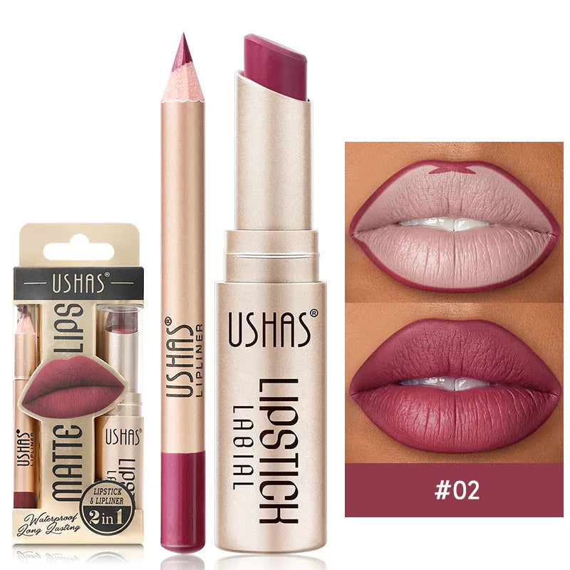 USHAS 12 Color Lip Line
