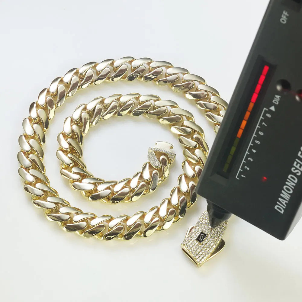 ESKEEM S925 Silver Monaco Chain