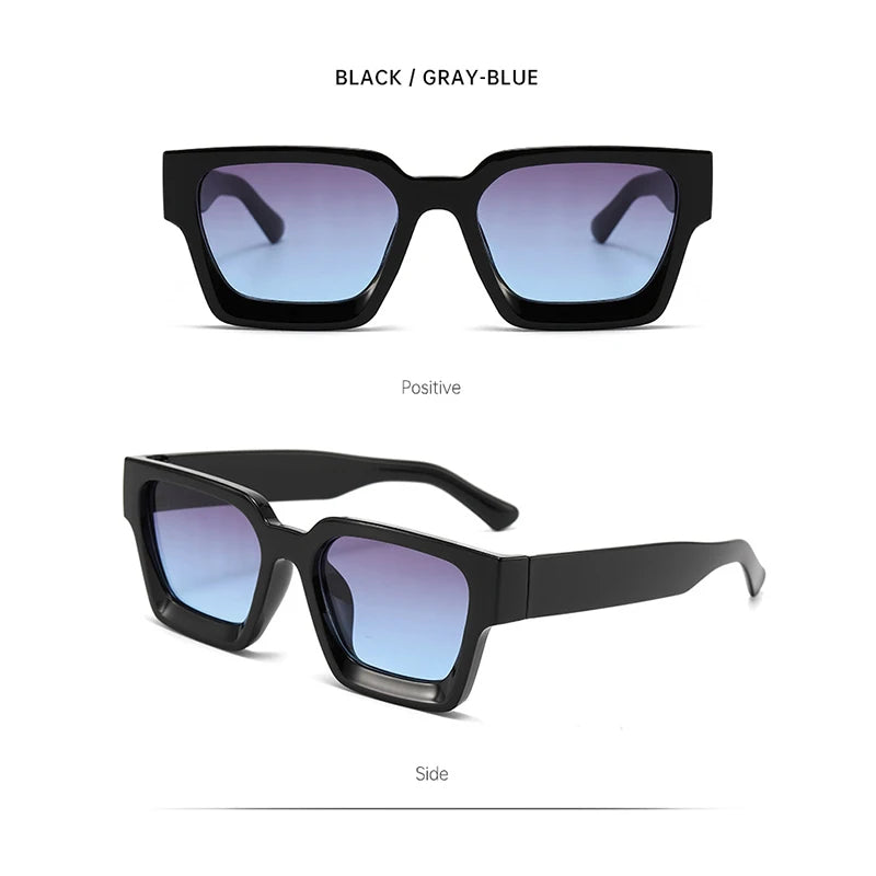 Unisex Classic Fashion Square Frame Women Glasses