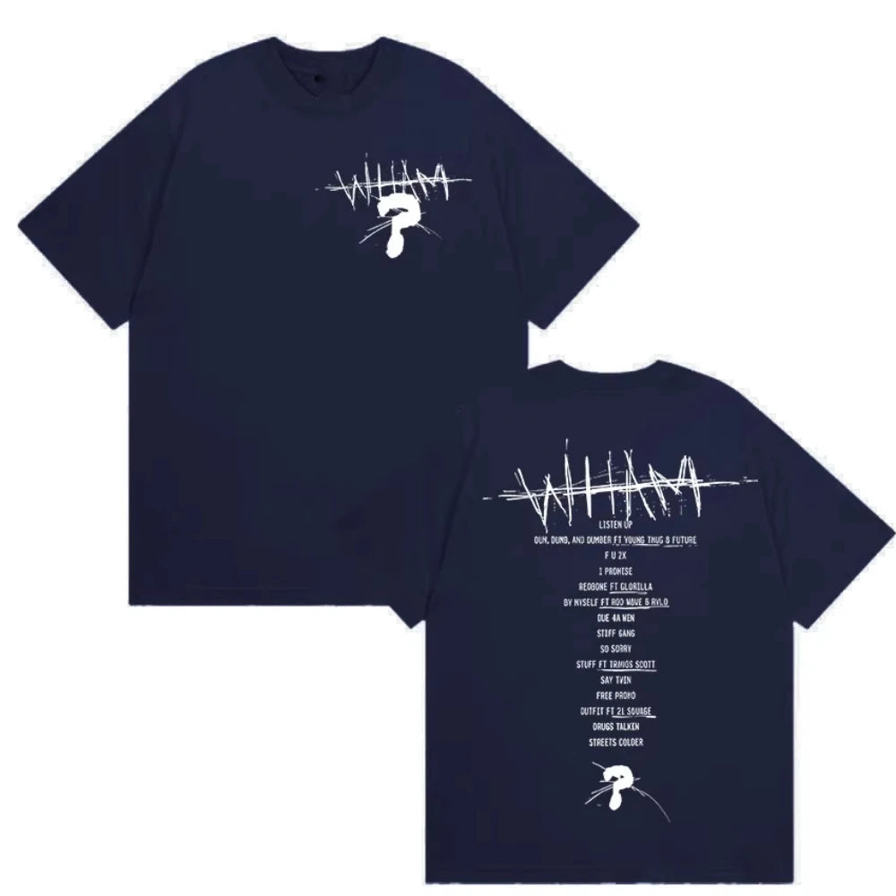 Lil Baby Wham World Tour 2025 Print T-Shirt
