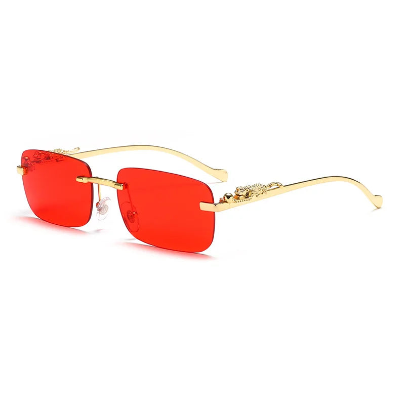 Women's Square Rimless Sunglasses