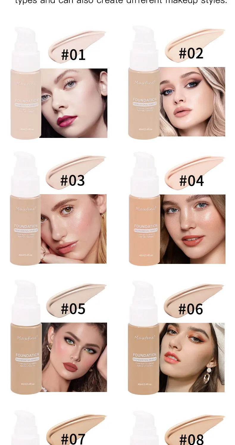 Liquid Foundation Effective Concealer Waterproof Sweat-resistant Makeup