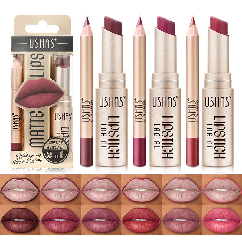 USHAS 12 Color Lip Line