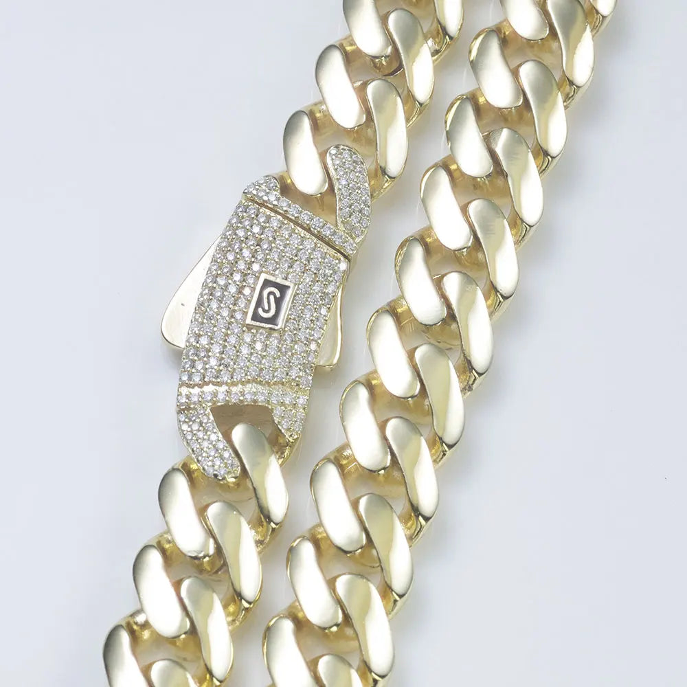 ESKEEM S925 Silver Monaco Chain