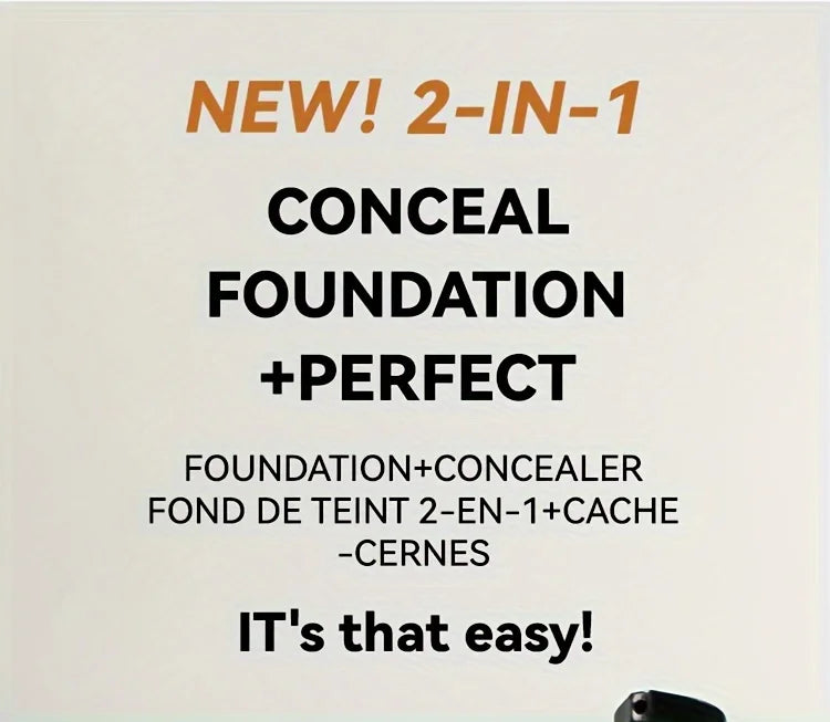 2-In-1 Oil Control Liquid Foundation and Conceal