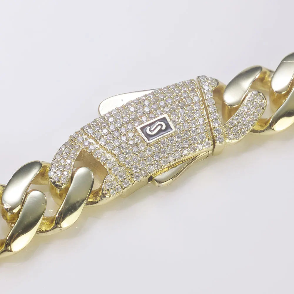 ESKEEM S925 Silver Monaco Chain