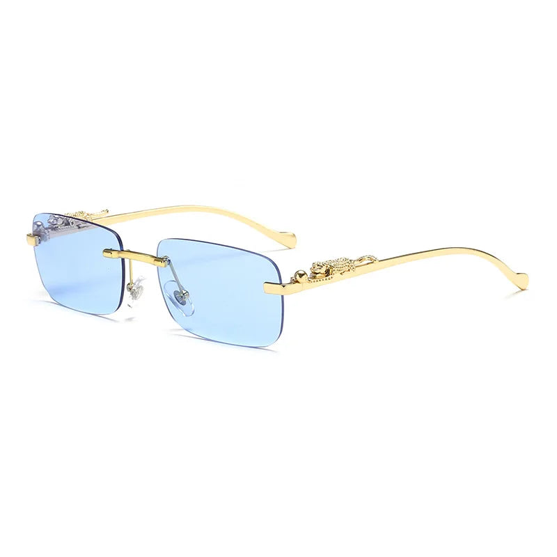 Women's Square Rimless Sunglasses