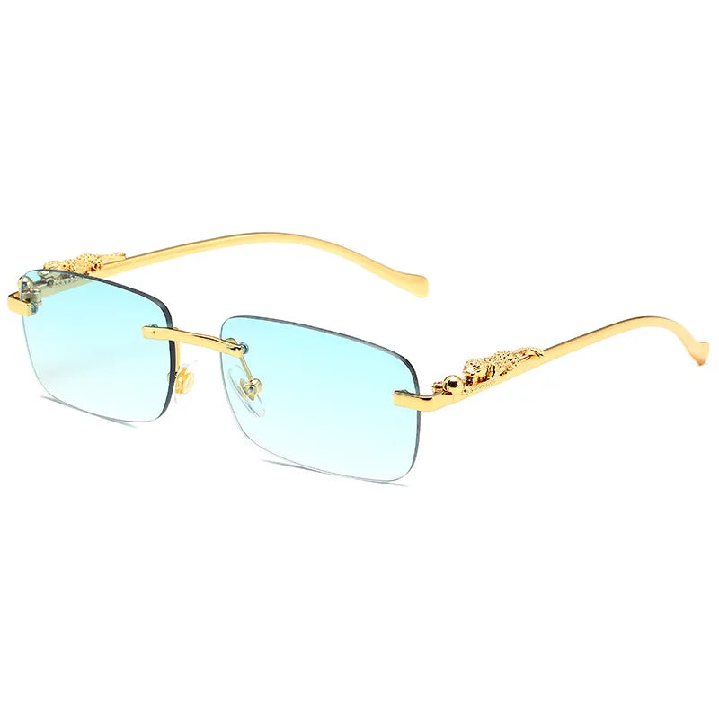 Women's Square Rimless Sunglasses