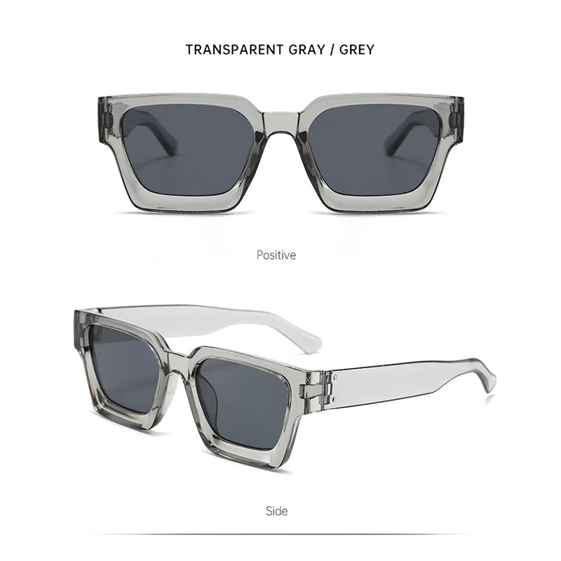 Unisex Classic Fashion Square Frame Women Glasses