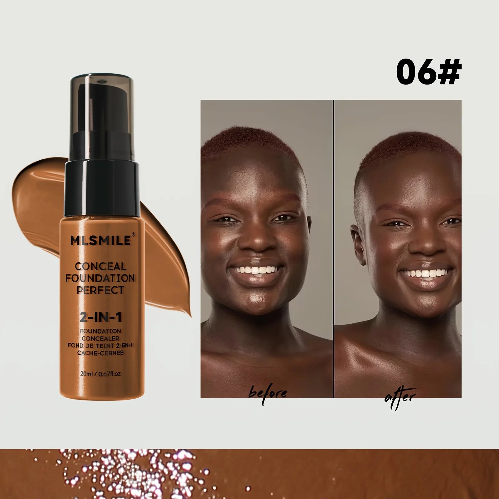 2-In-1 Oil Control Liquid Foundation and Conceal