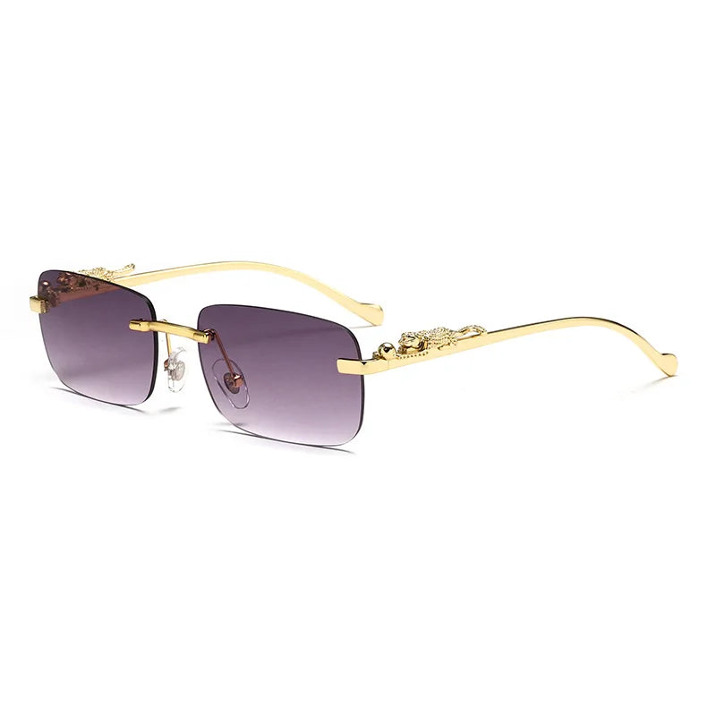 Women's Square Rimless Sunglasses