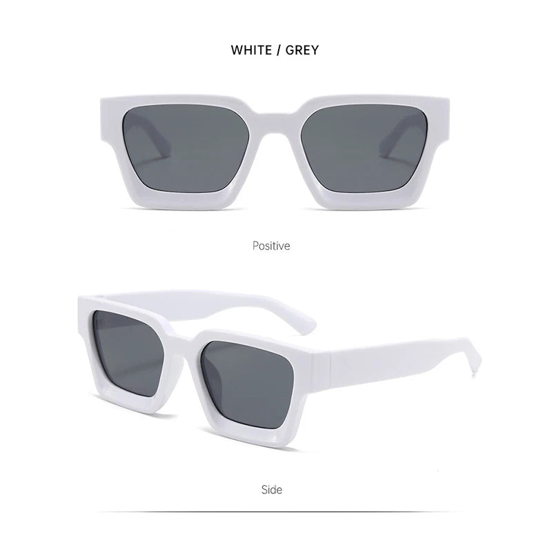 Unisex Classic Fashion Square Frame Women Glasses