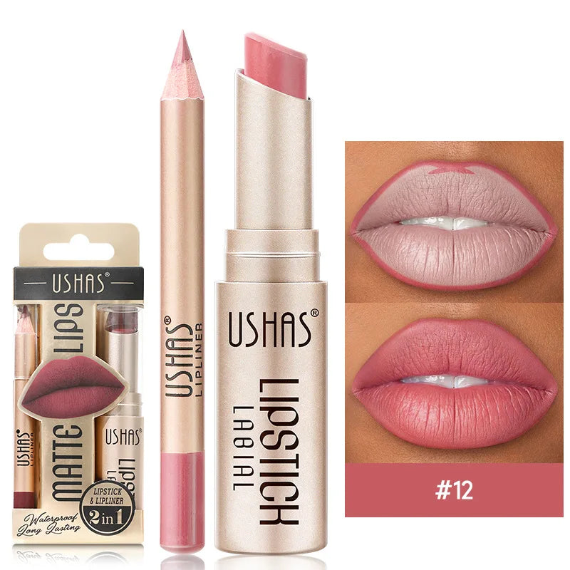 USHAS 12 Color Lip Line