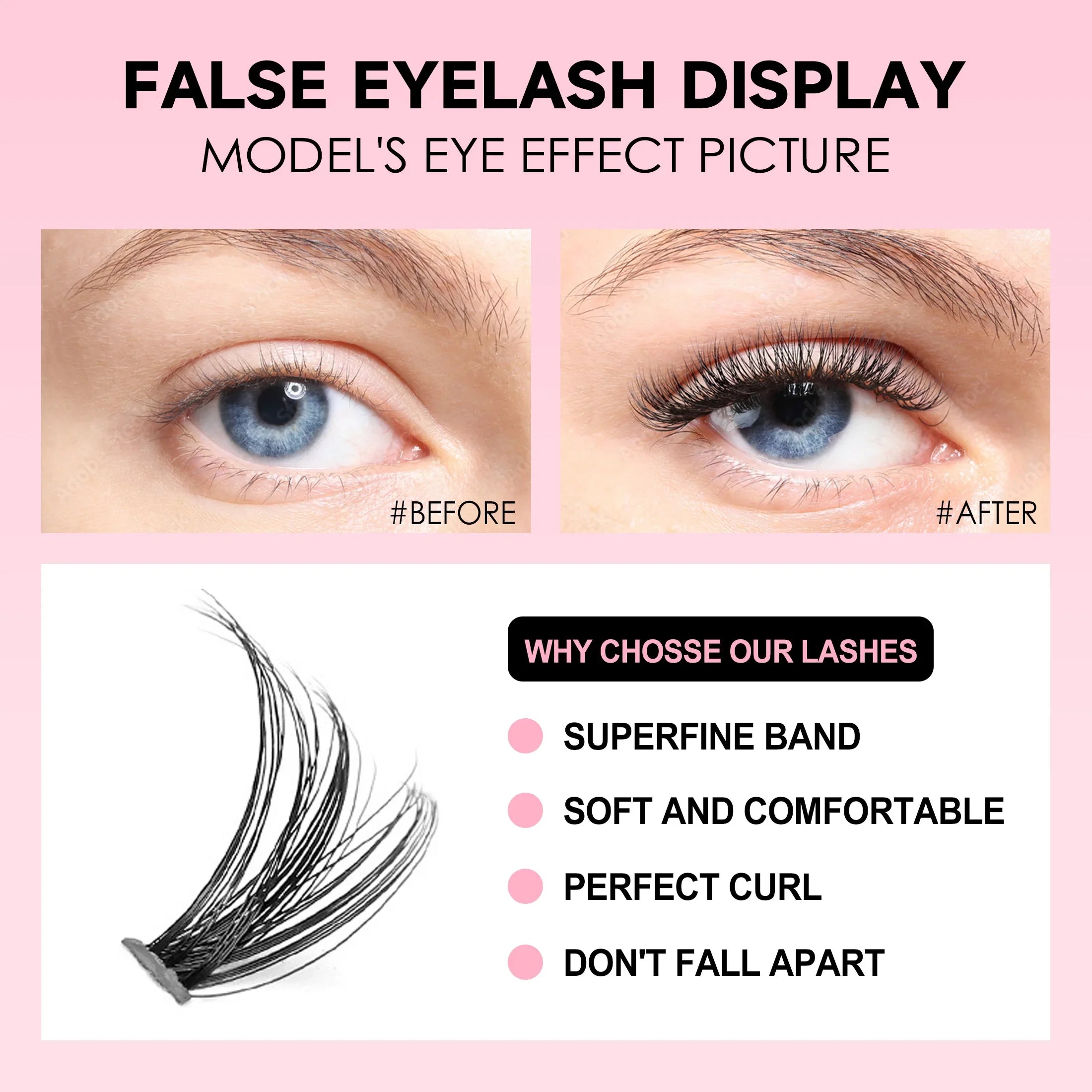 DIY Lashes Extension Kit Eyelashes
