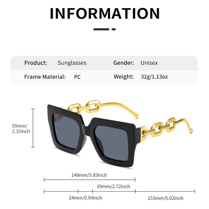 Women's Fashion Oversized Sunglasses Woman