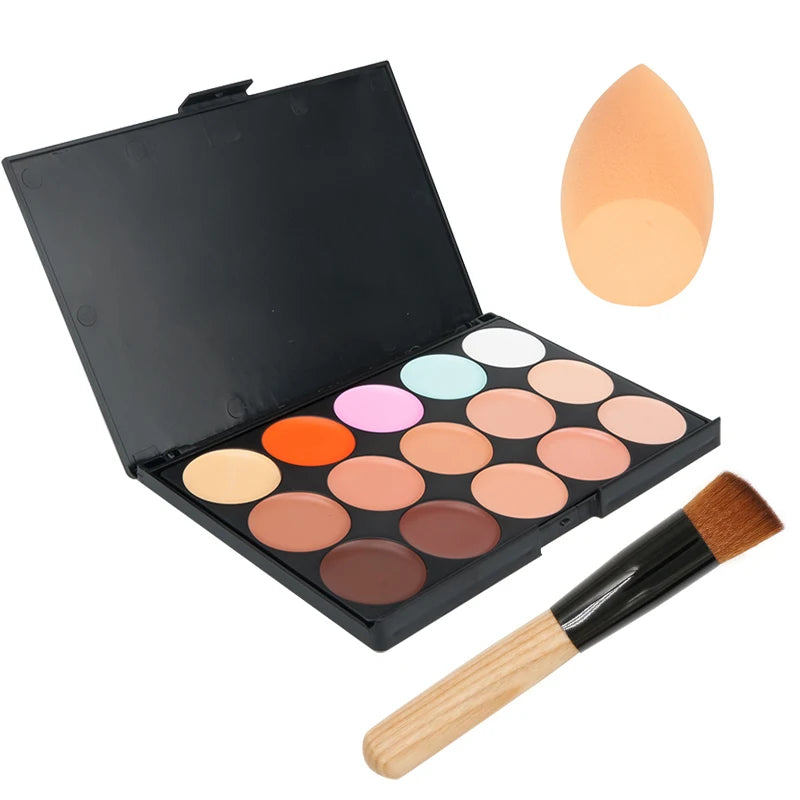 15 Colors Face Concealer Camouflage Cream