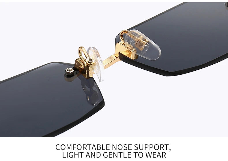 Women's Rimless Sunglasses