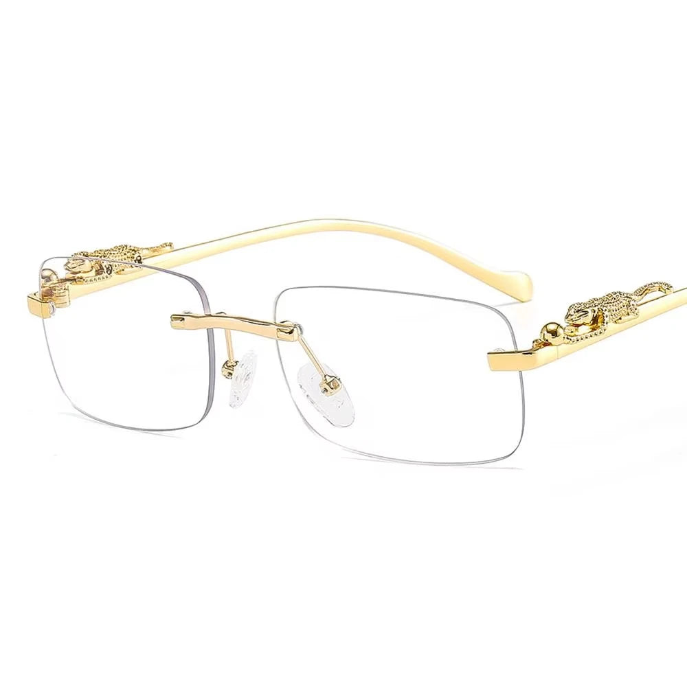 Women's Square Rimless Sunglasses