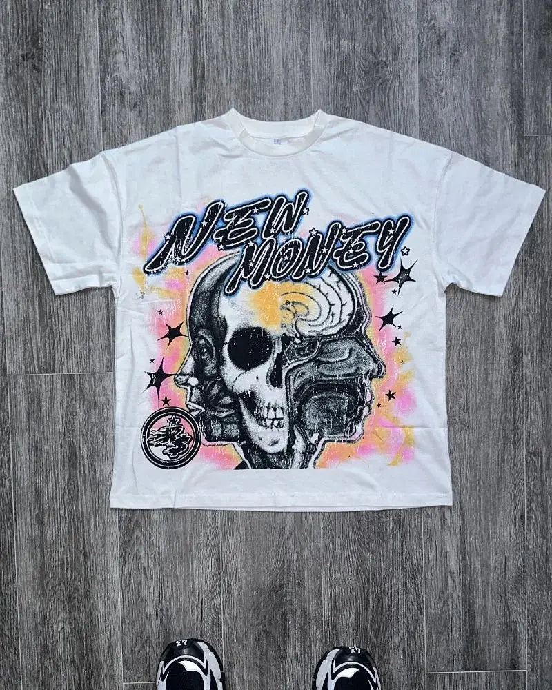 Men's Anime Print Short Sleeve T-shirt