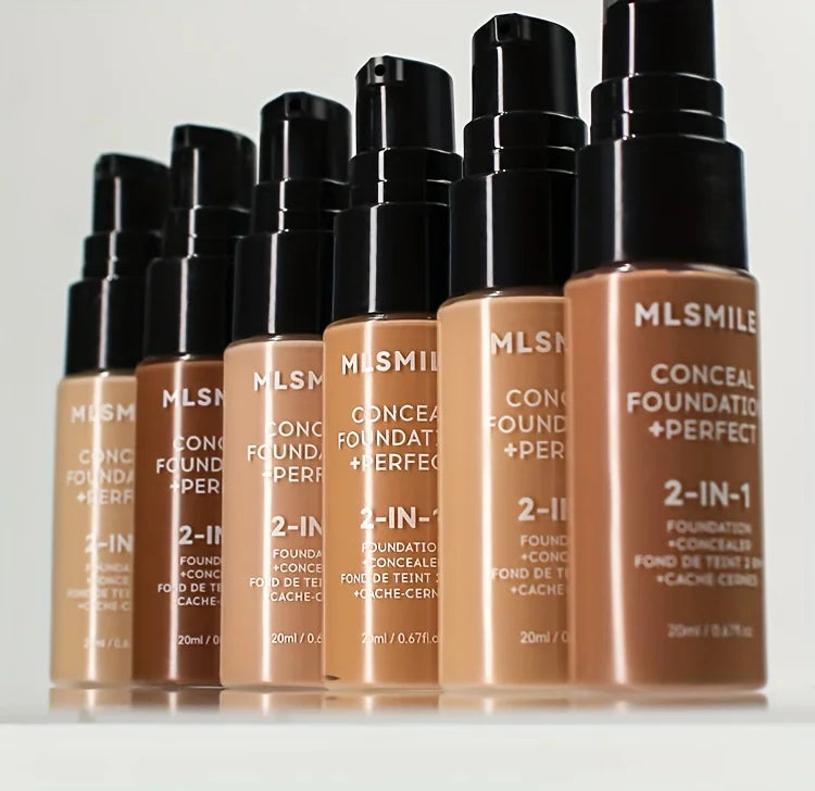 2-In-1 Oil Control Liquid Foundation and Conceal