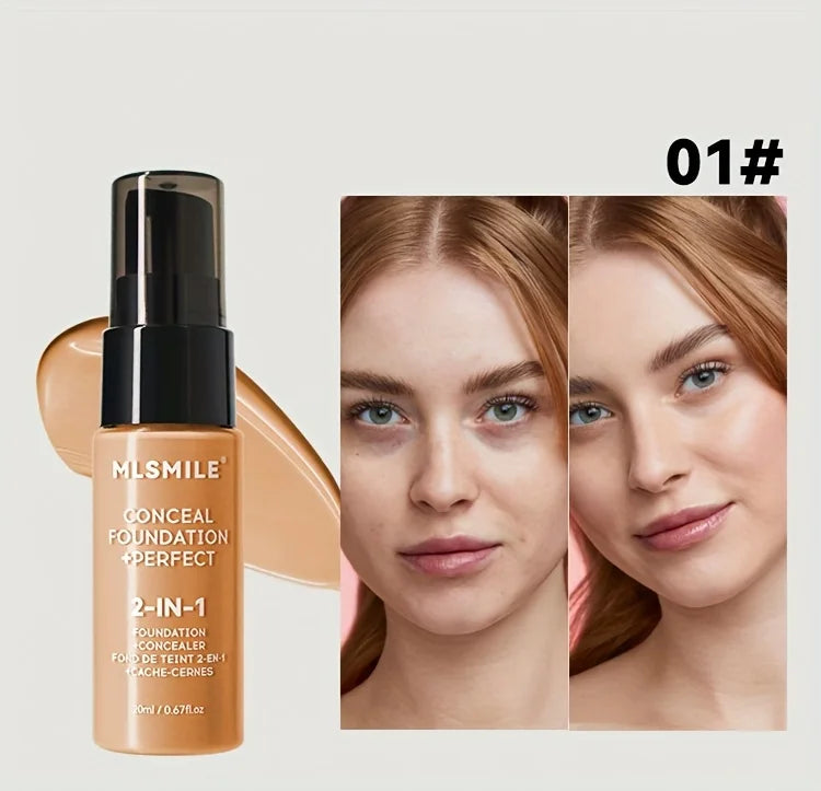 2-In-1 Oil Control Liquid Foundation and Conceal