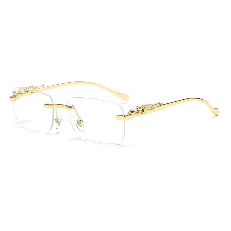 Women's Square Rimless Sunglasses