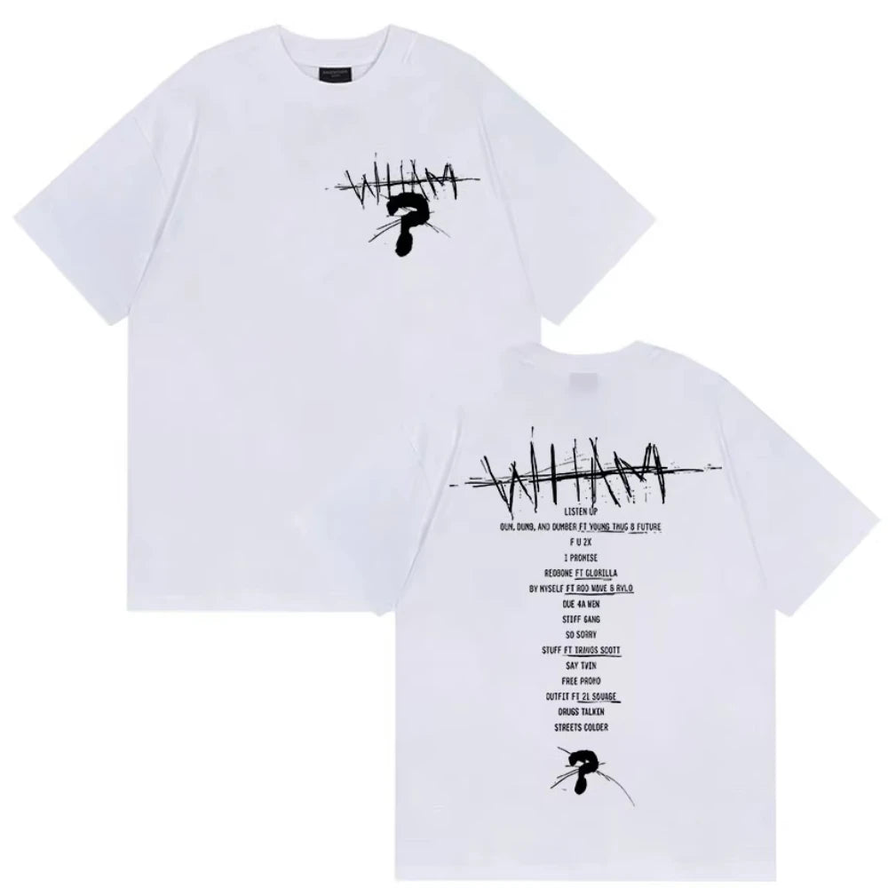 Lil Baby Wham World Tour 2025 Print T-Shirt