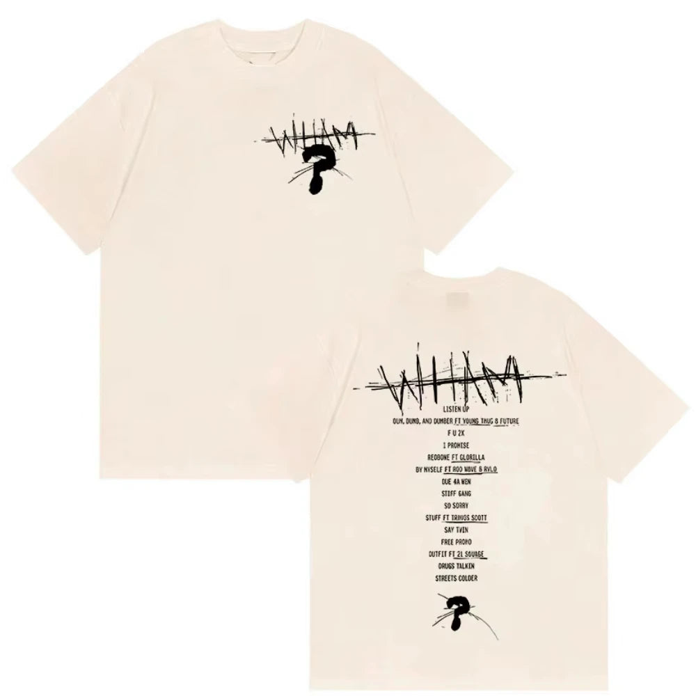 Lil Baby Wham World Tour 2025 Print T-Shirt