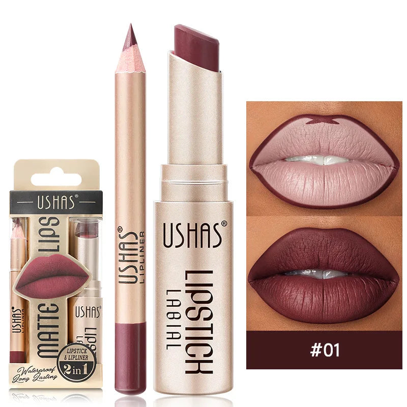 USHAS 12 Color Lip Line
