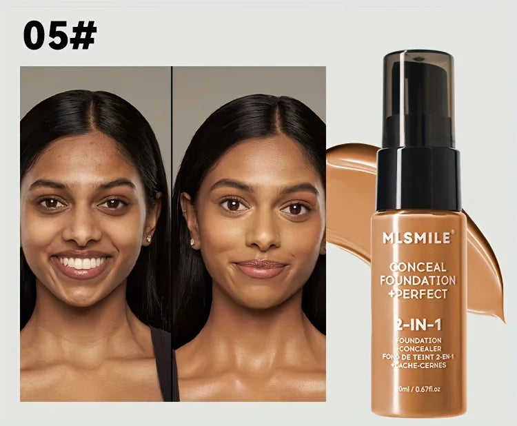 2-In-1 Oil Control Liquid Foundation and Conceal