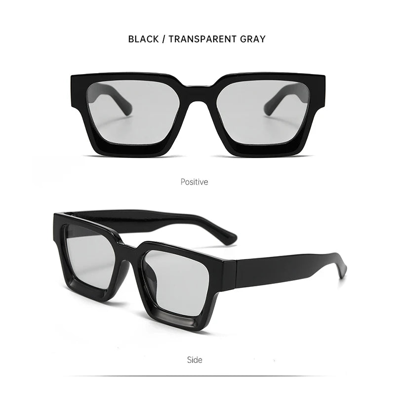 Unisex Classic Fashion Square Frame Women Glasses