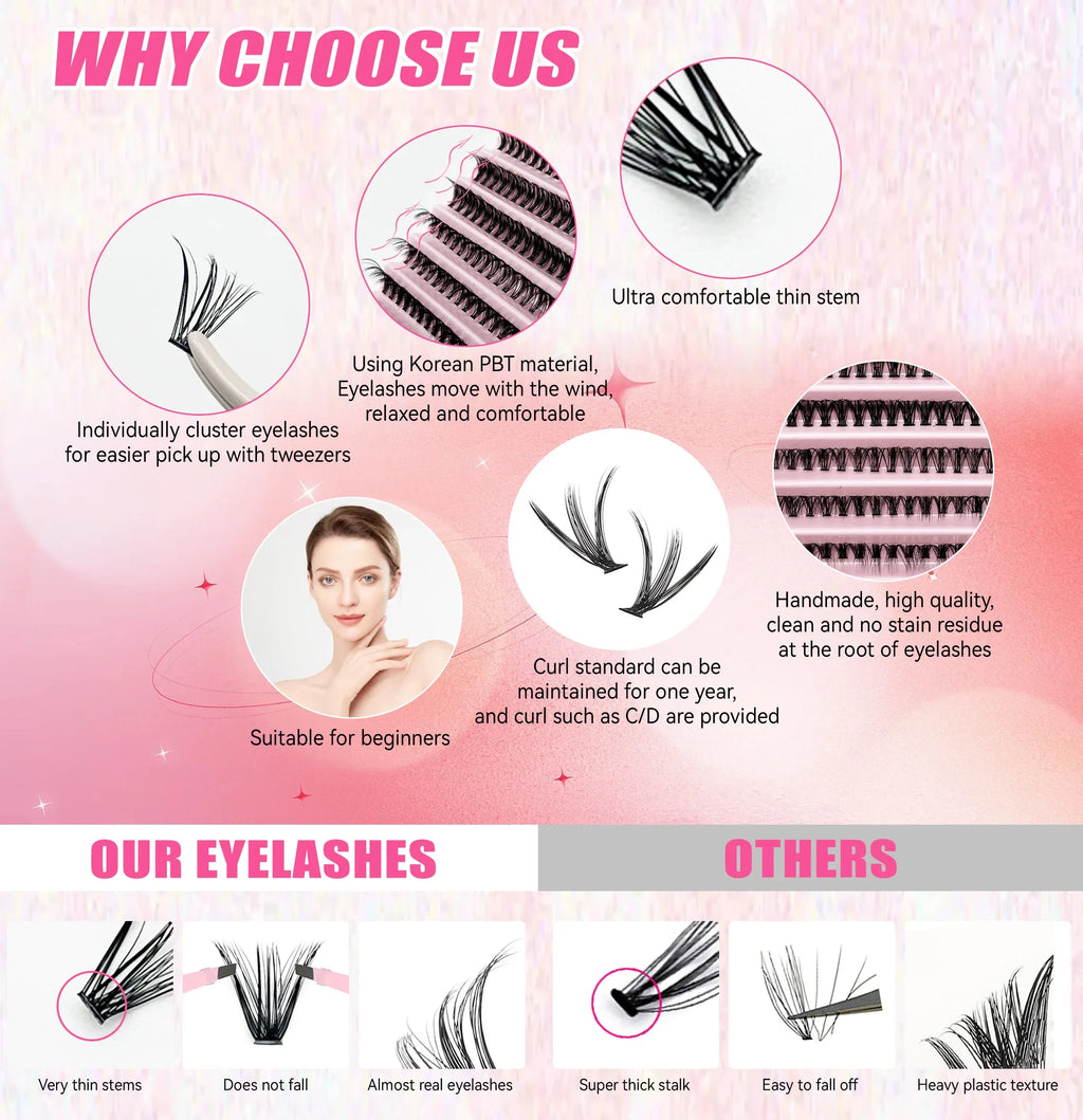 DIY Lashes Extension Kit Eyelashes