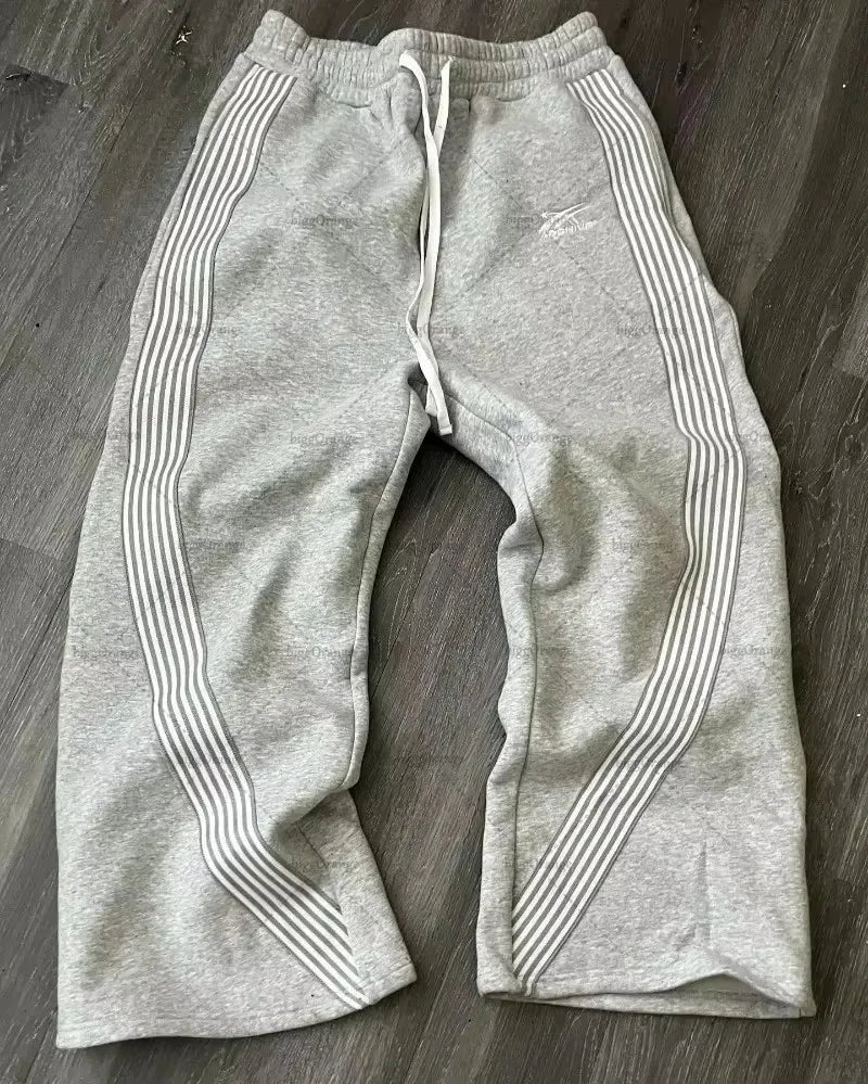 Retro Straight Pants Tracksuit Streetwear Pants