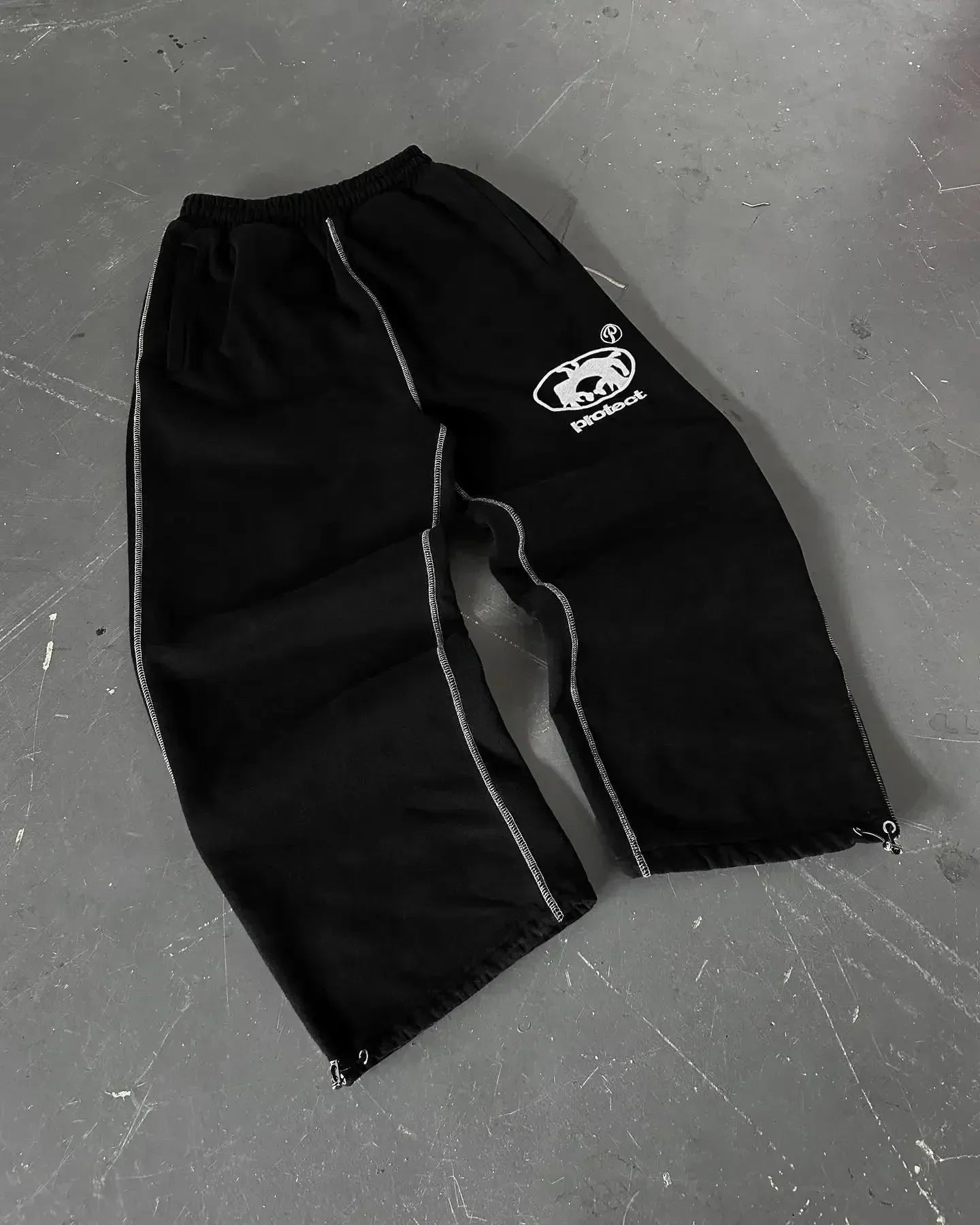 Retro Straight Pants Tracksuit Streetwear Pants