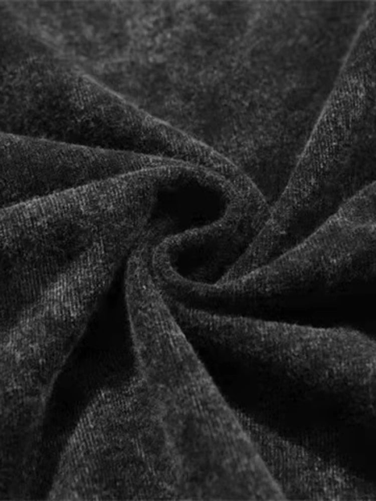 2025 Washed Vintage Street Hip Hop Retro Punk T-Shirt