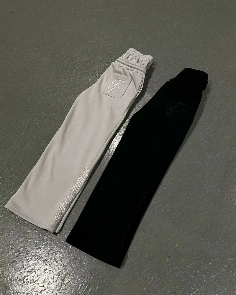 Loose Double Waist Men Sweatpants