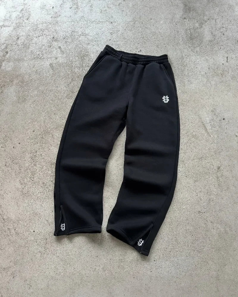 Retro Straight Pants Tracksuit Streetwear Pants